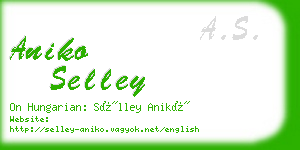 aniko selley business card